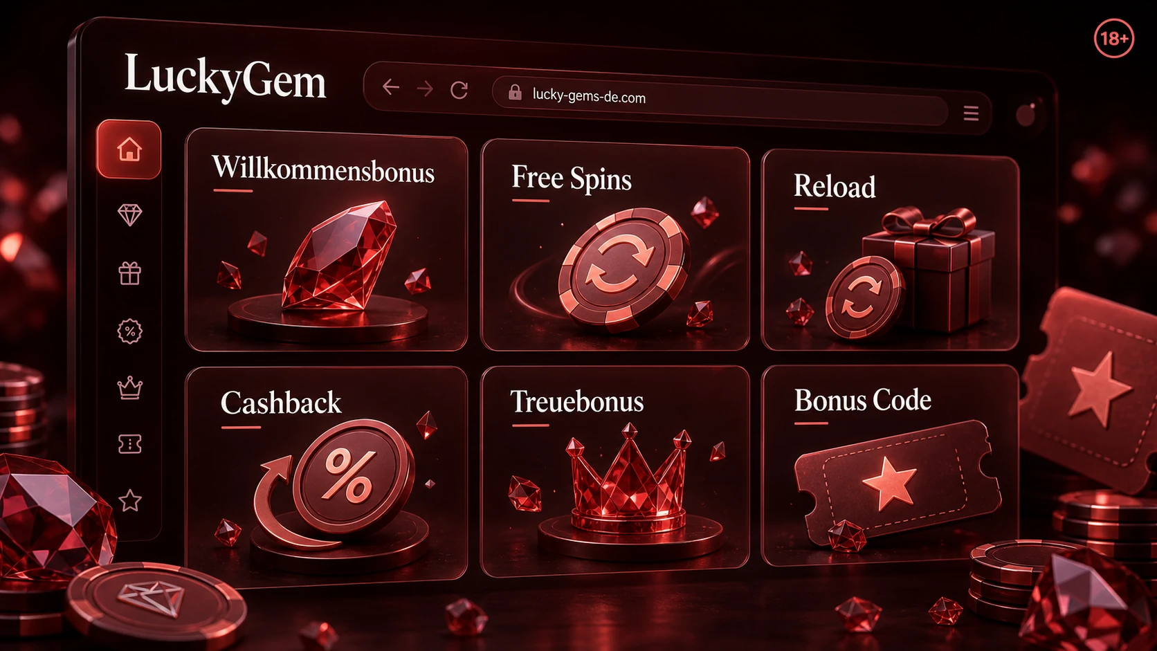 LuckyGem Bonus: welche Angebote gemeint sein können